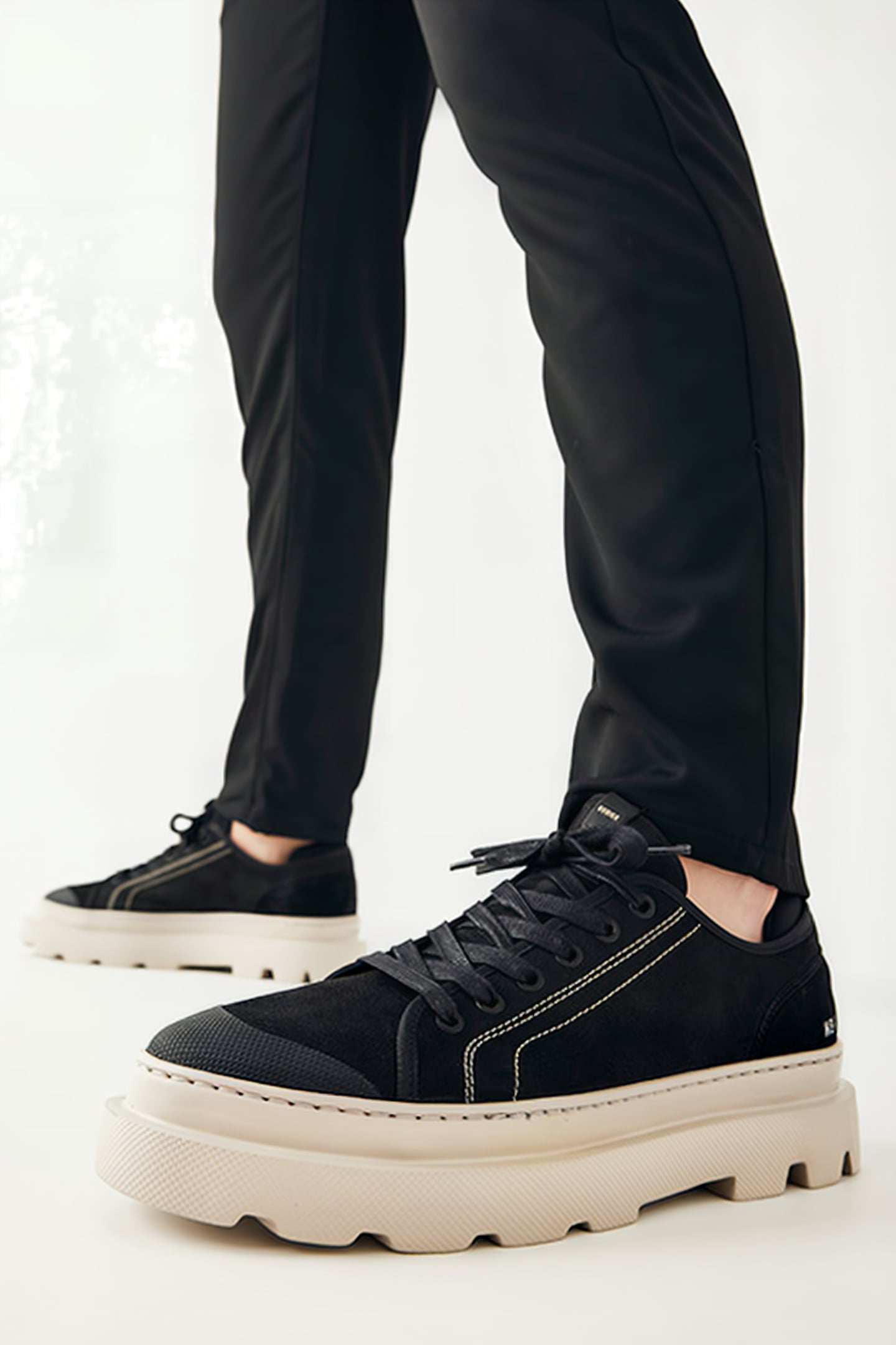MONRO ORION (M) BLACK NUBUCK MULTICOLOR BLACK NUBUCK MULTICO 2