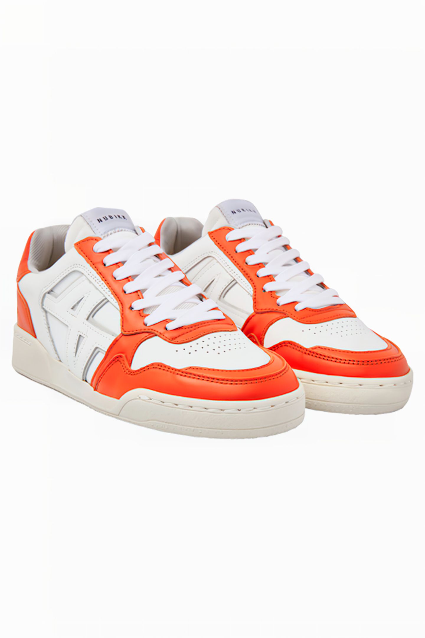 BLUEBERRY VAIPER (L) WHITE LEATHER - ORANGE WHITE LEATHER - 3