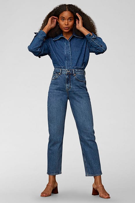 CAROLINE CROPPED ECO XAVIER BLUE MARBLE ECO XAVIER BLUE MARB 2