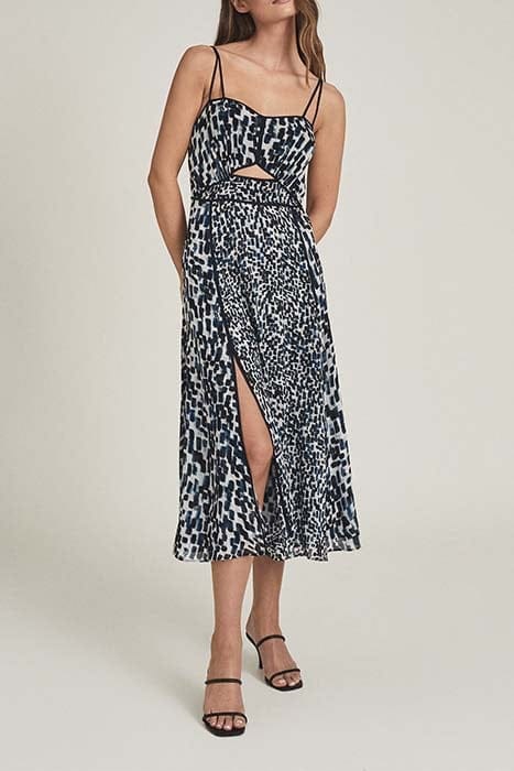 NERISSA BLUE MIDI DRESS 1