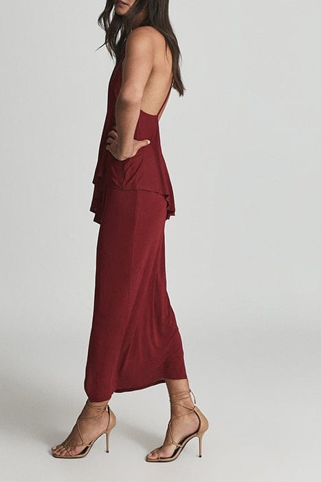XENA MIDI DRESS — RED 3