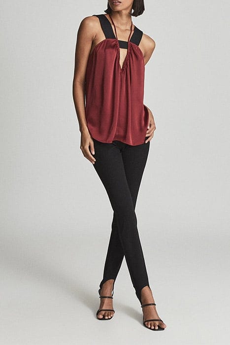 LAUREN TANK TOP CAMI — RED 3