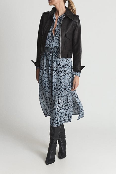 TRINA SHIRT DRESS — BLUE 4