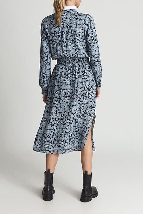 TRINA SHIRT DRESS — BLUE 2