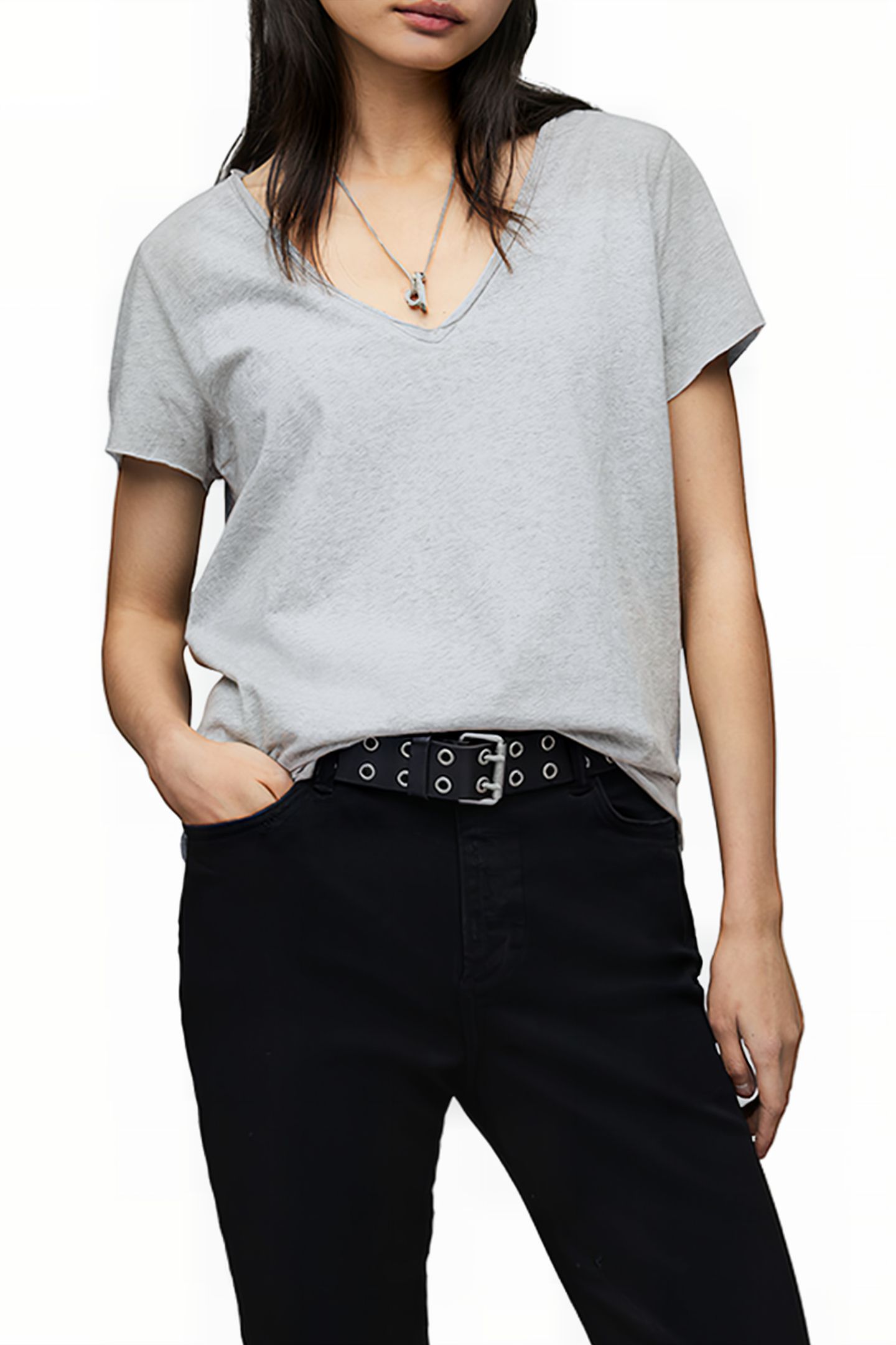 EMELYN TONIC TEE GREY MARL 1