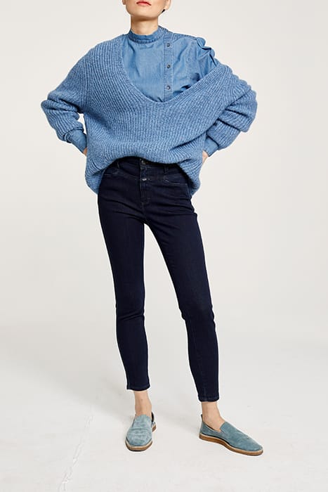 CLOSED WOMEN SKINNY PUSHER JEANS DARK BLUE 3