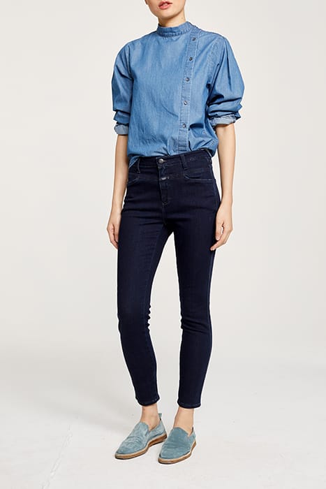CLOSED WOMEN SKINNY PUSHER JEANS DARK BLUE 4