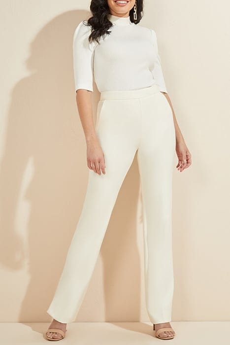 MARCIANO BY GUESS SALLY PANT WARM STRAIGHT WHITE 3