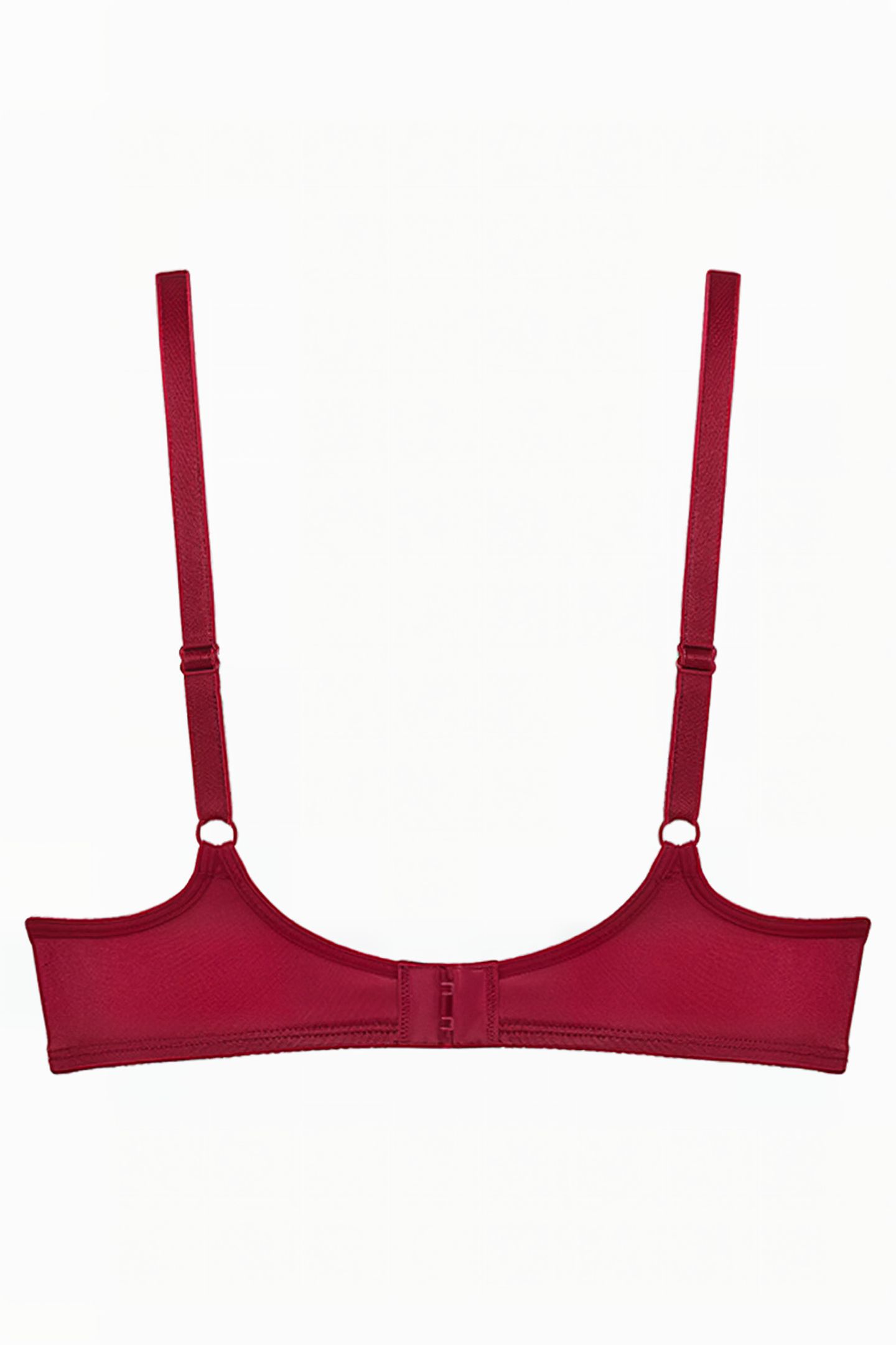 DAME DE PARIS BORDEAUX AND FUCHSIA PUSH UP BRA 4