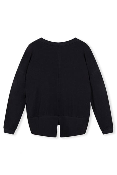 SOFT V-NECK SWEATER DARK GREY BLUE 4