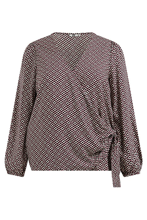 LADIES TRANSSHIPMENT BLOUSE WITH DESSIN - CURVE MULTI-COLOUR 1