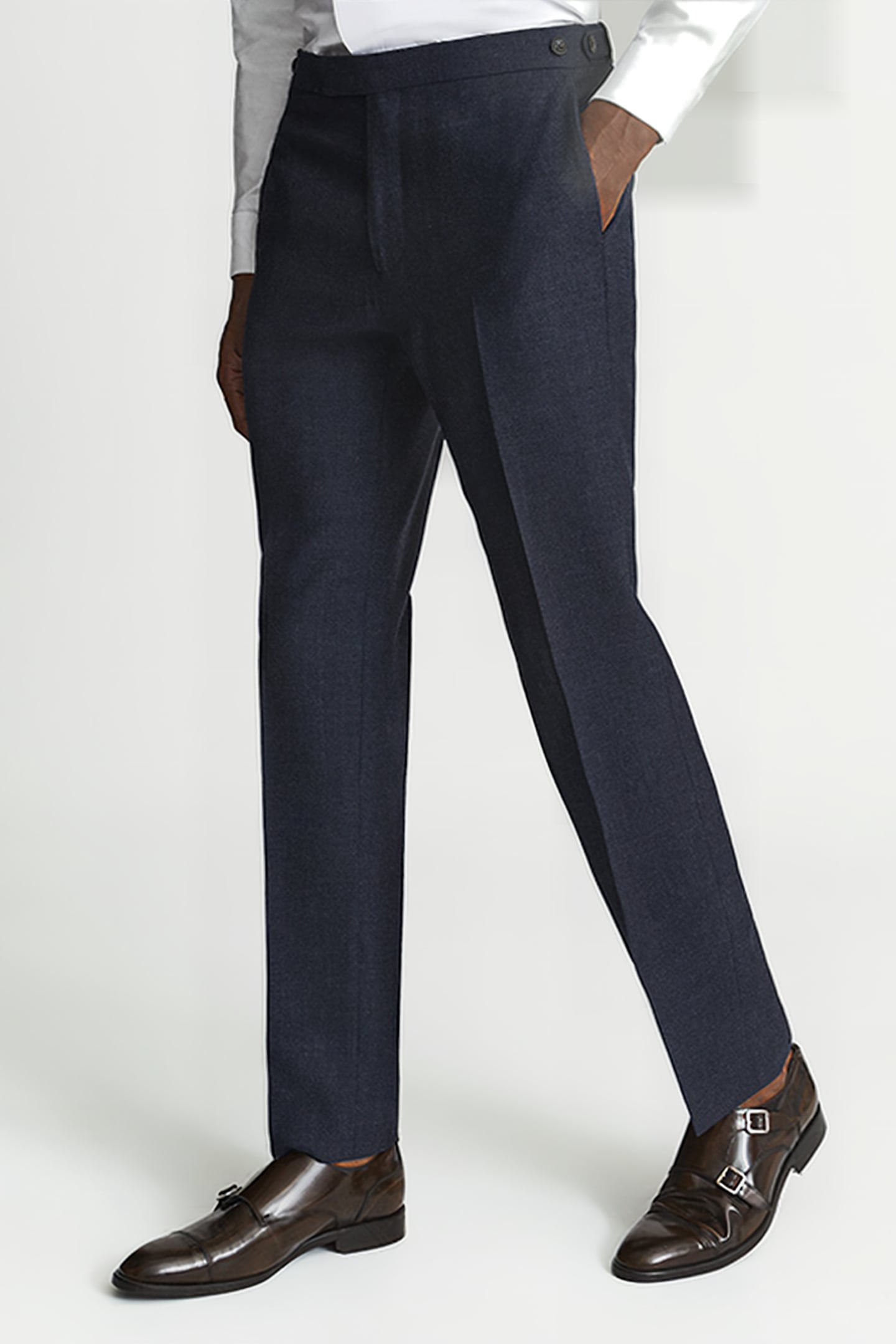 HITCH NAVY SUIT PANTS — SLIM FIT 2