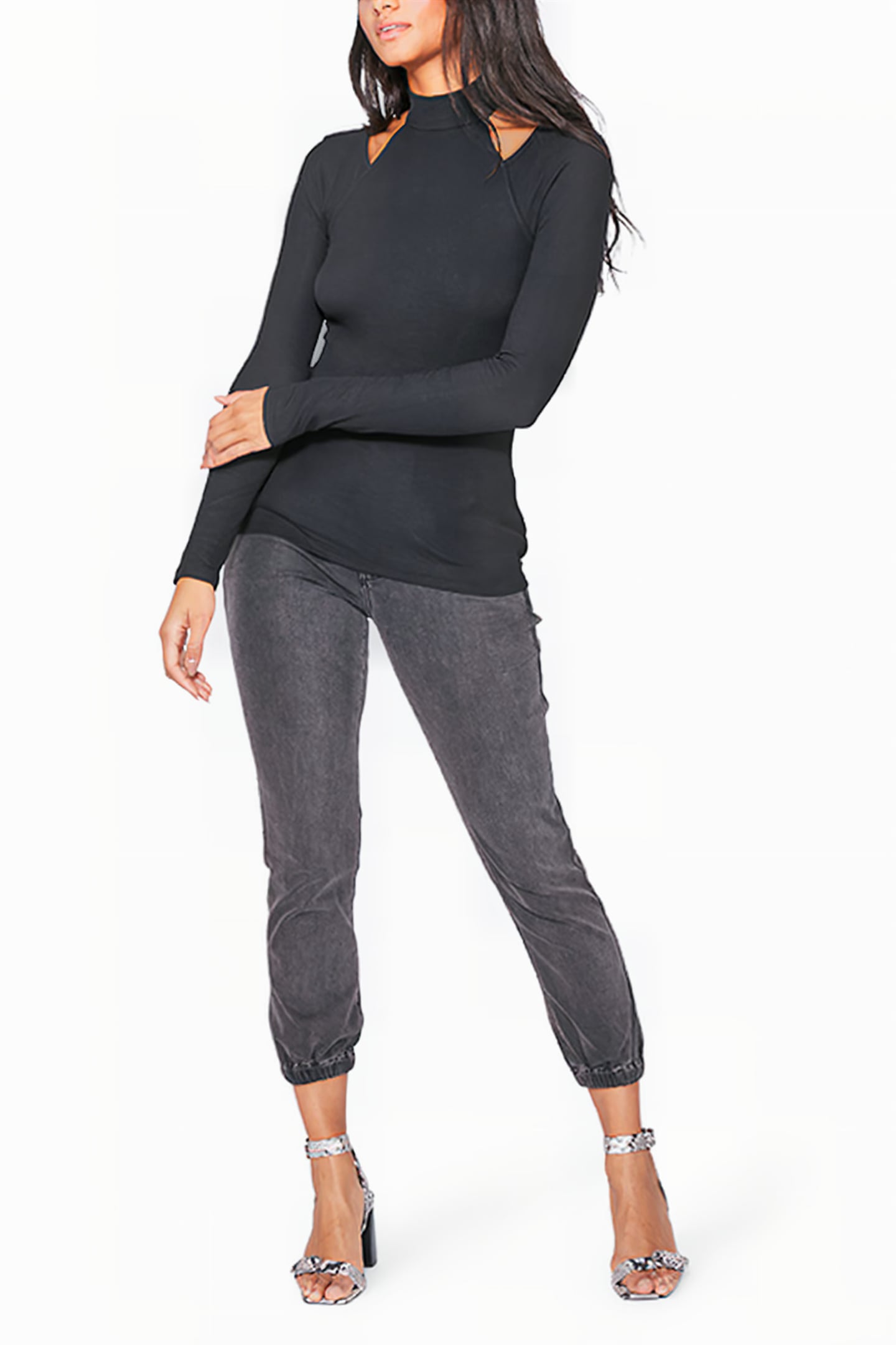 PLEATED MAYSLIE DBL BTTN FADED MIST 3
