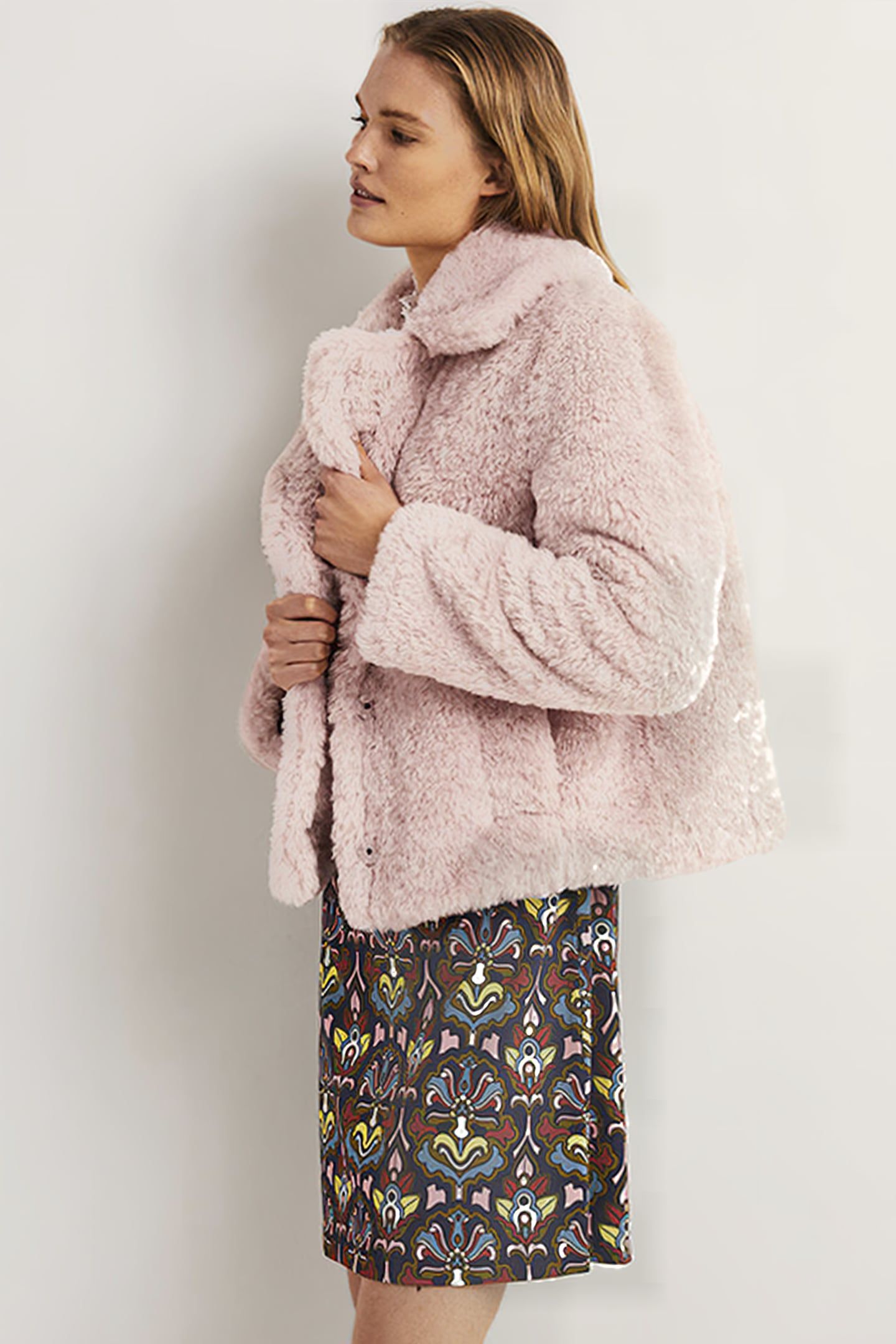 FAUX FUR JACKET PNK 3