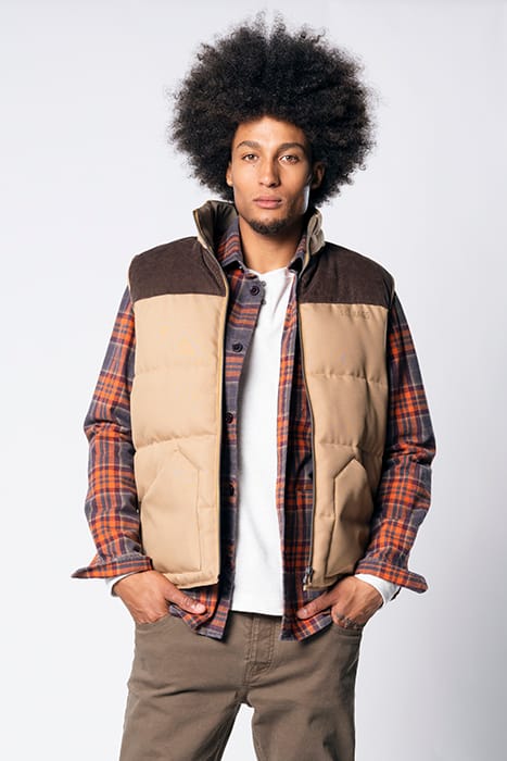 ROBERT BODYWARMER CAMEL UNI 2