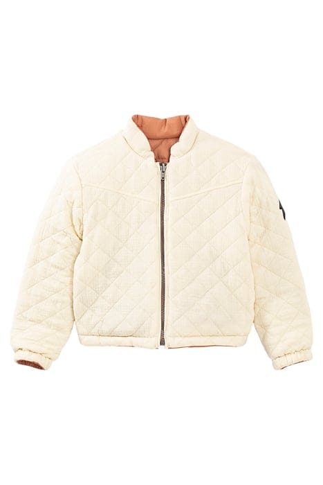GIRLS’ DUSTY PINK/ECRU RECYCLED REVERSIBLE JACKET PINK 3