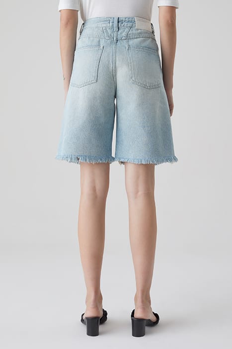 STRAIGHT LEG SHORTS MID BLUE 2