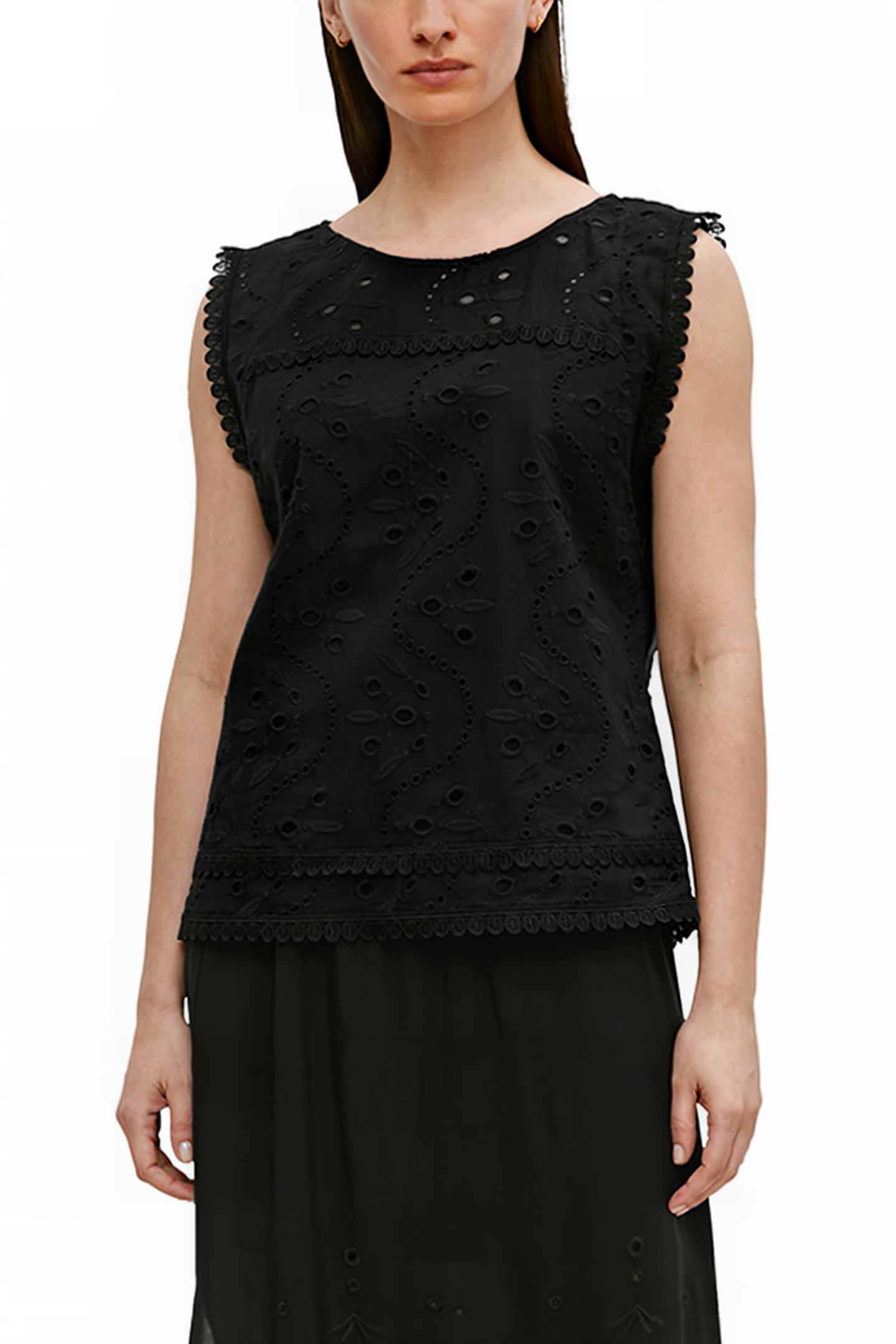 BLOUSE GREY/BLACK 1