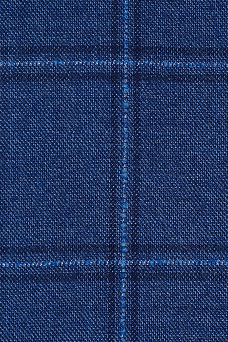 Mid Blue Checked Sienna Suit 4