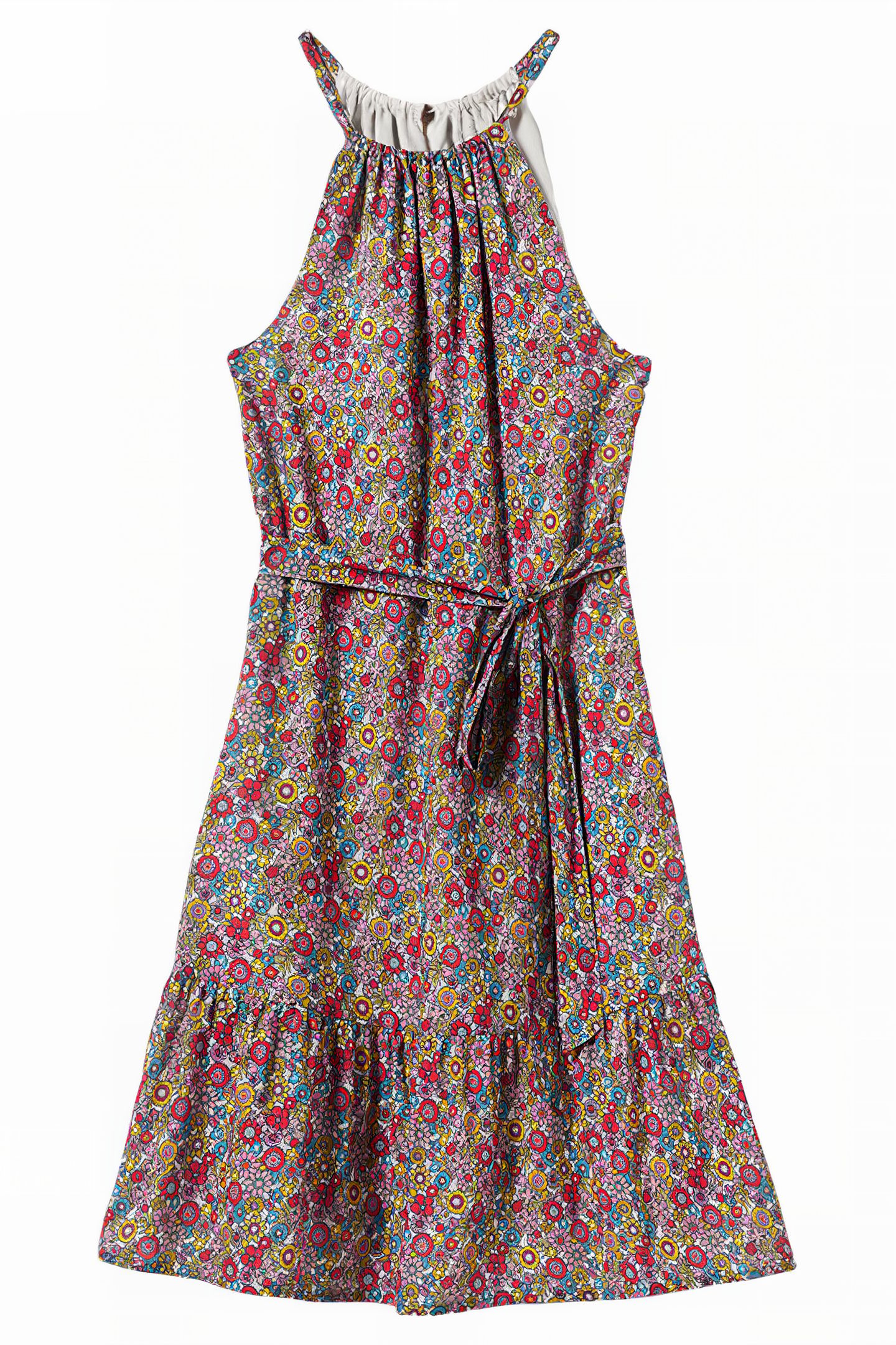 INGRID HALTERNECK DRESS MUL 7
