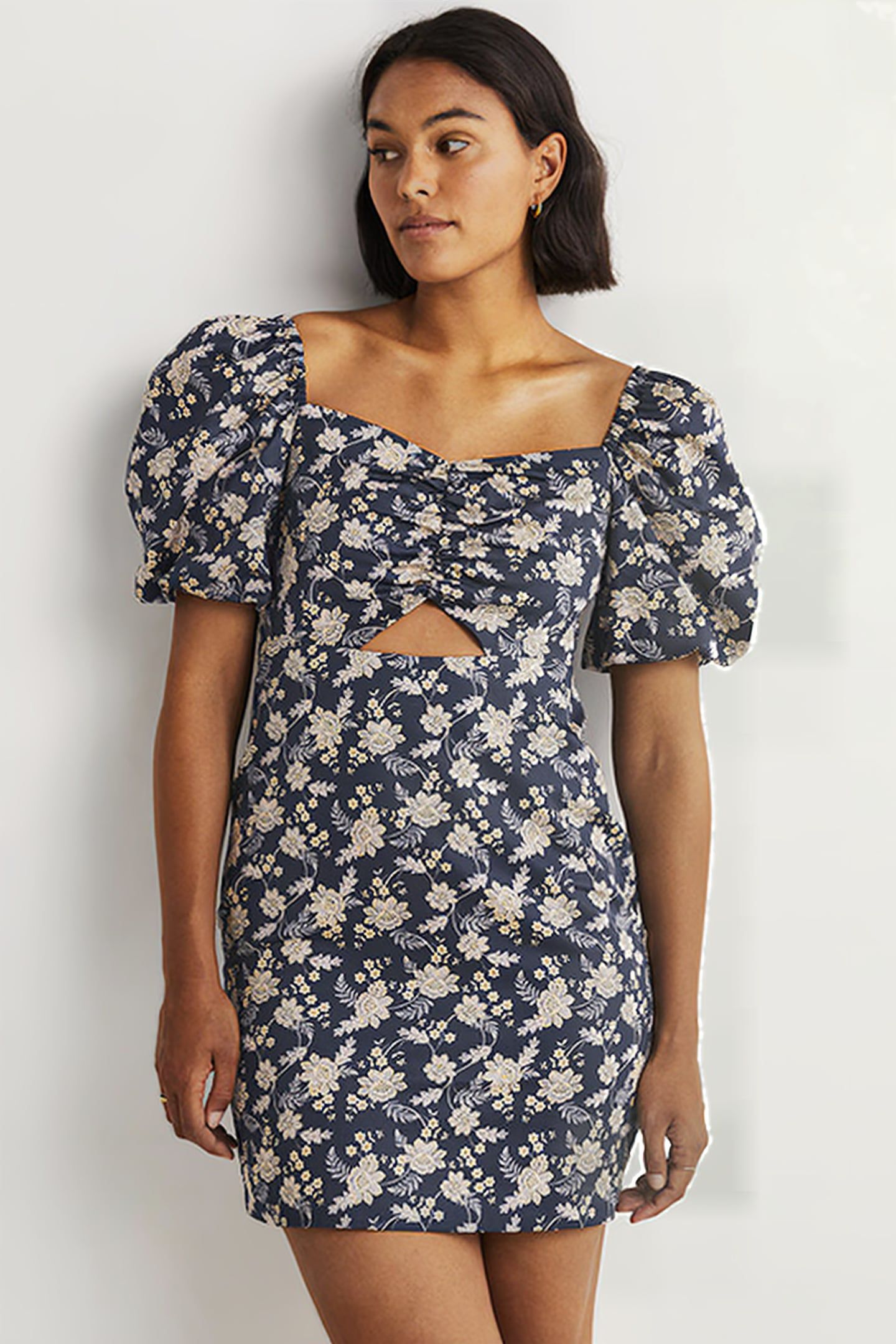 CUT OUT DETAIL MINI DRESS NAV 1