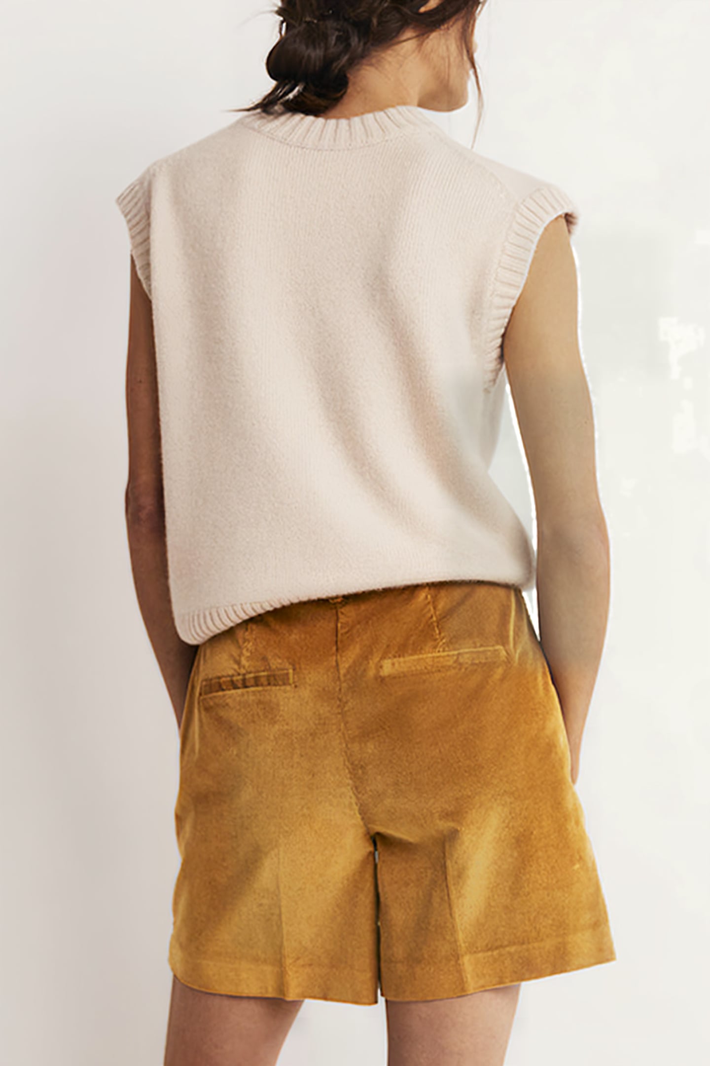 HIGH WAIST SHORTS BRN 2