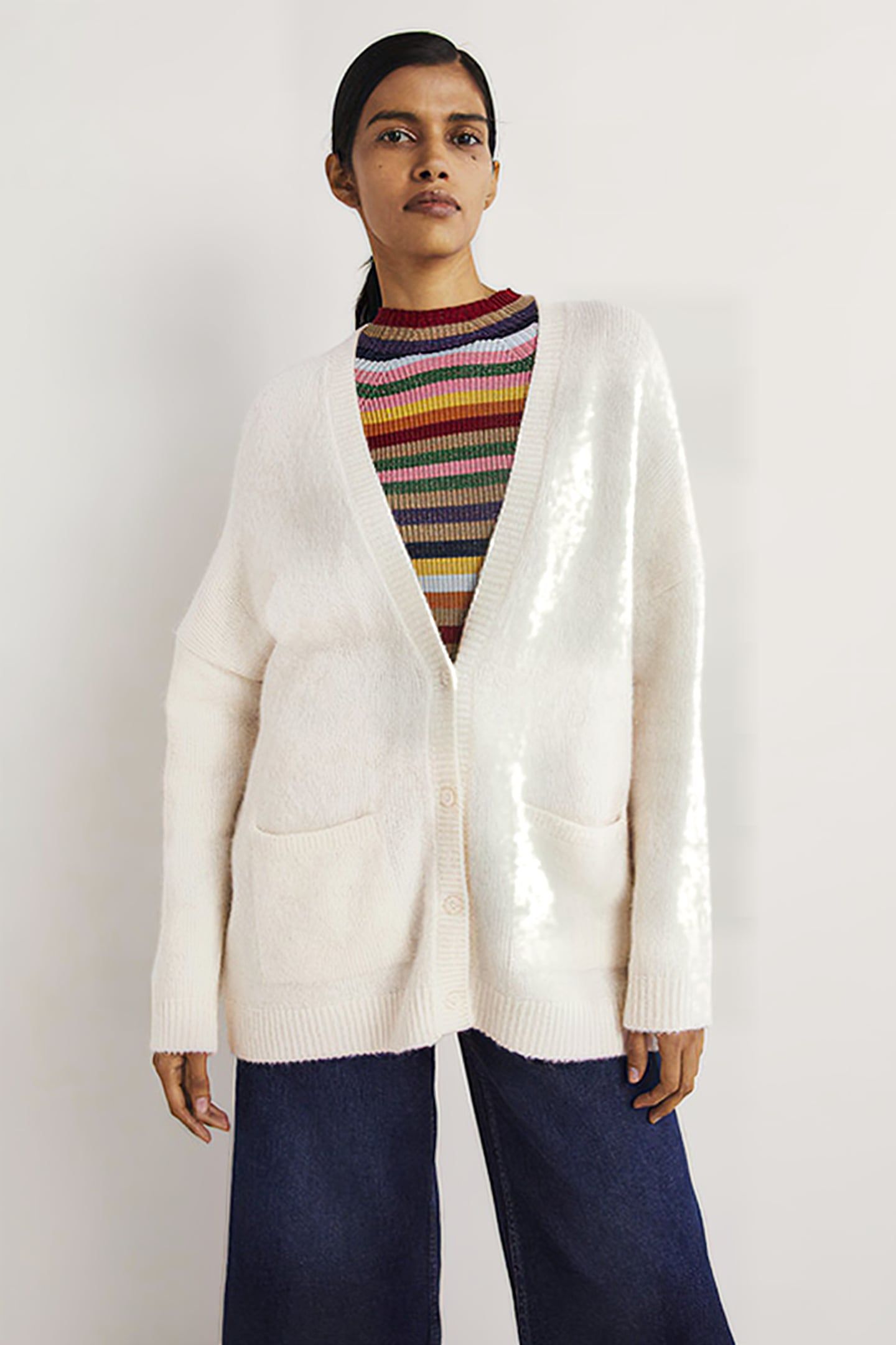 LONG FLUFFY CARDIGAN IVO 1