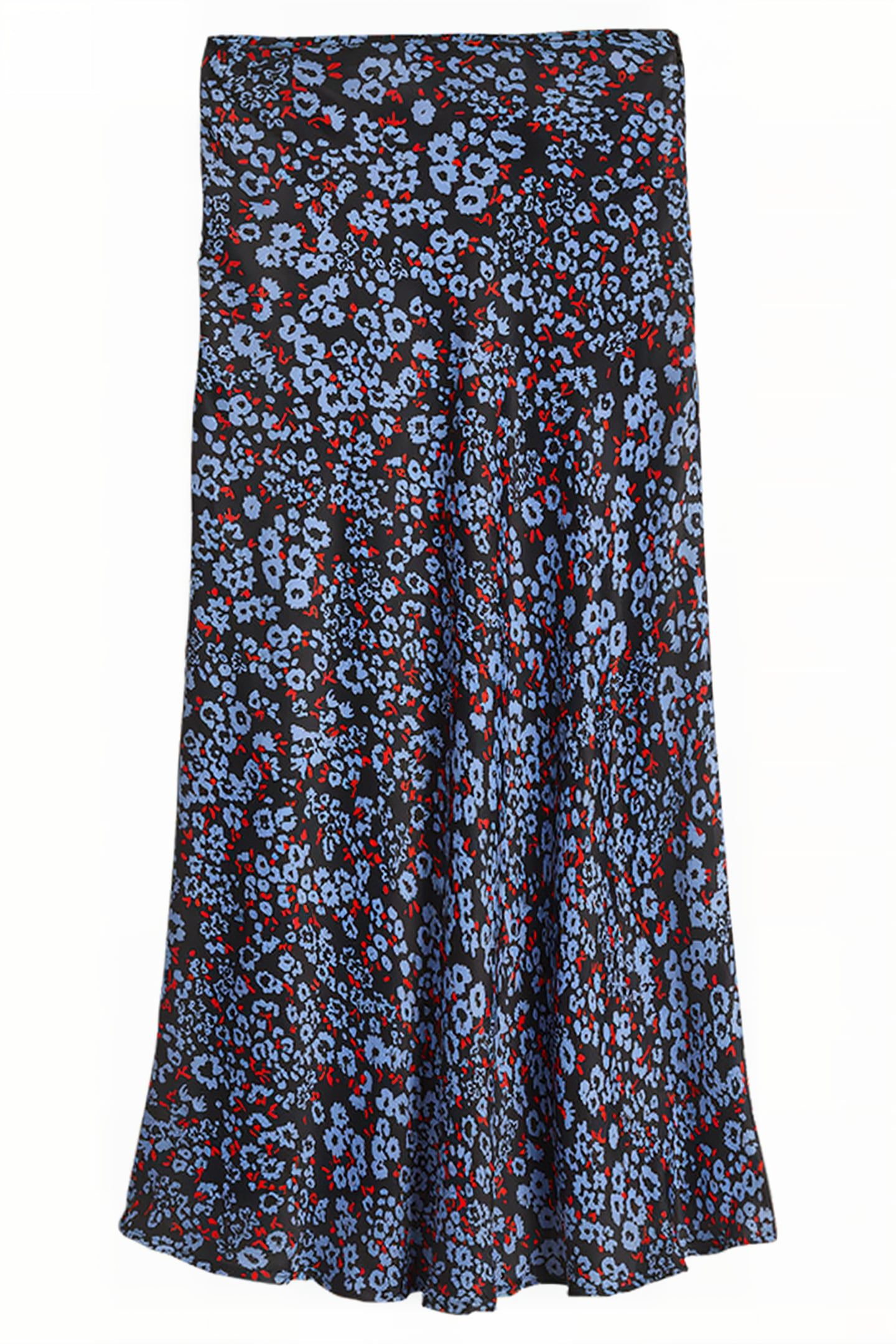 SATIN BIAS-CUT MIDI SKIRT MUL 5