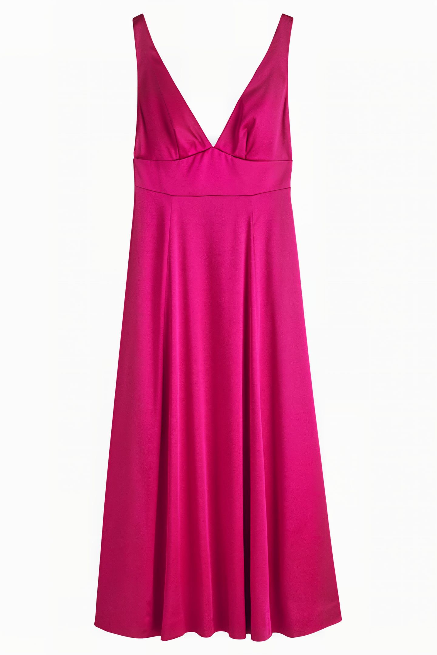 FIT AND FLARE MIDI PARTY DRESS PNK 6