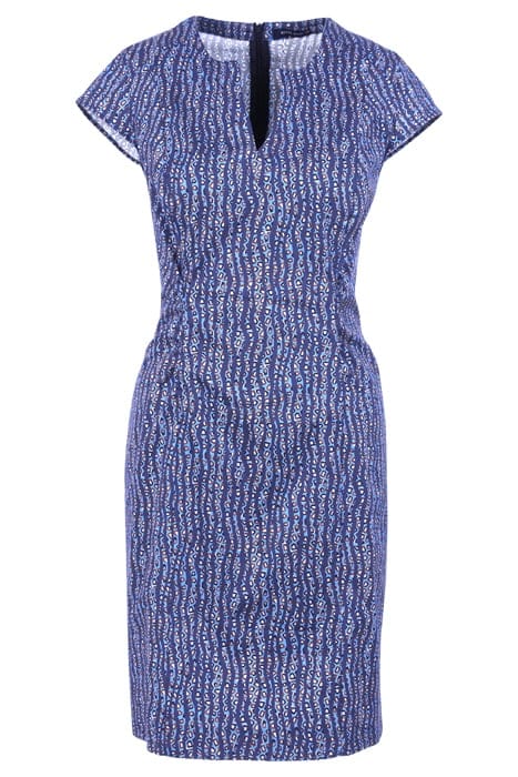 CAP SLEEVE DRESS BLUE 1