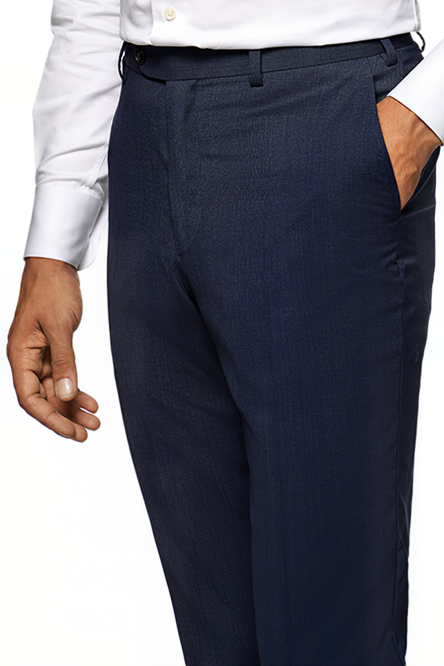 Blue Checked Brescia Trousers 3