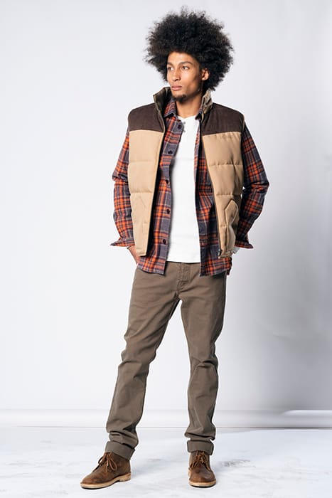 ROBERT BODYWARMER CAMEL UNI 4