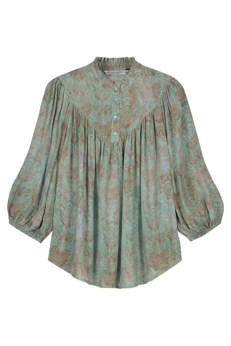 TOP ZEBRA VISCOSE GREENS GREENS 4