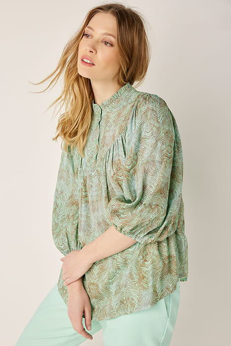 TOP ZEBRA VISCOSE GREENS GREENS 1