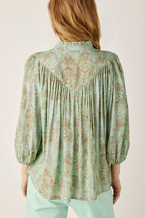TOP ZEBRA VISCOSE GREENS GREENS 2