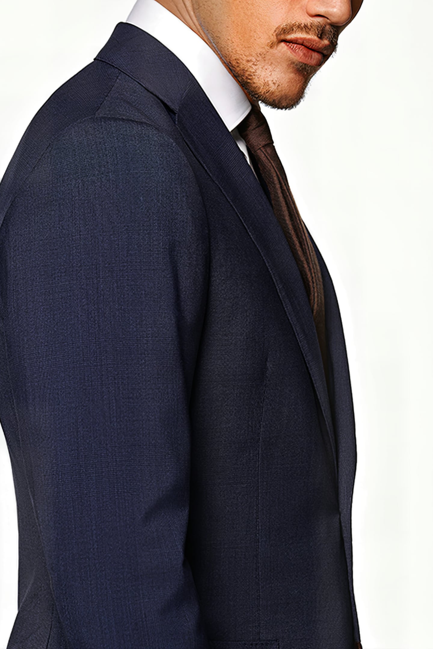 Navy Checked Havana Blazer 3