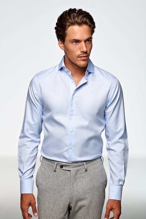 Light Blue Pinpoint Oxford Extra Slim Fit Shirt 1
