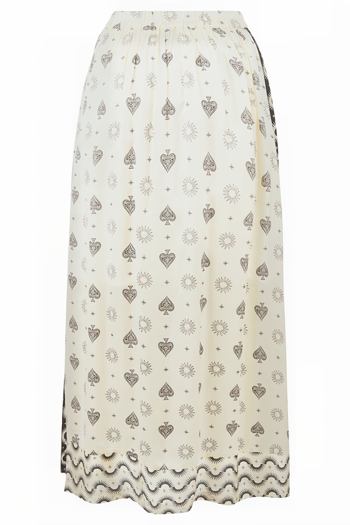 LM-ROCKY SATIN SKIRT EKSEPT BY SHOEBY OFFWHITE 7