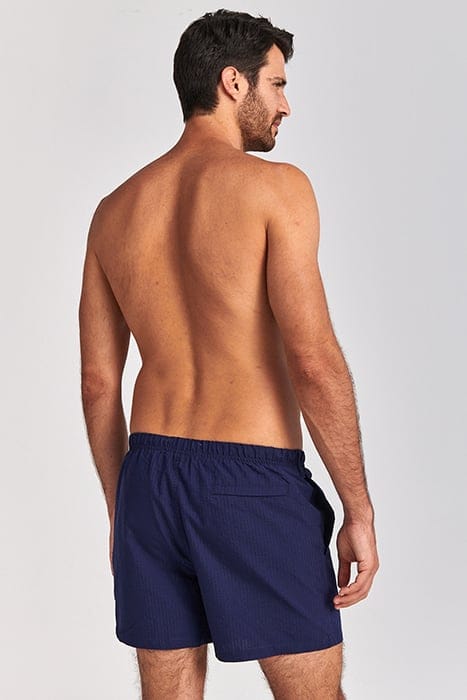 MEN SWIMSHORT SEERSUCKER DARK NAVY BLUE 2