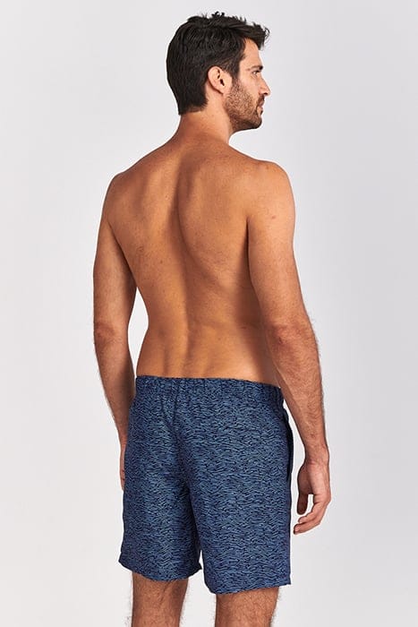 MEN SWIM SHORT WAVES MICRO PEACH LIGHT SUMMER BLUE 3