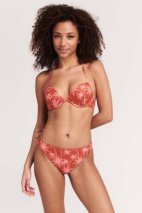 LADIES LUCA BIKINI SET VACATION PALM SPICE ROUTE BROWN 1