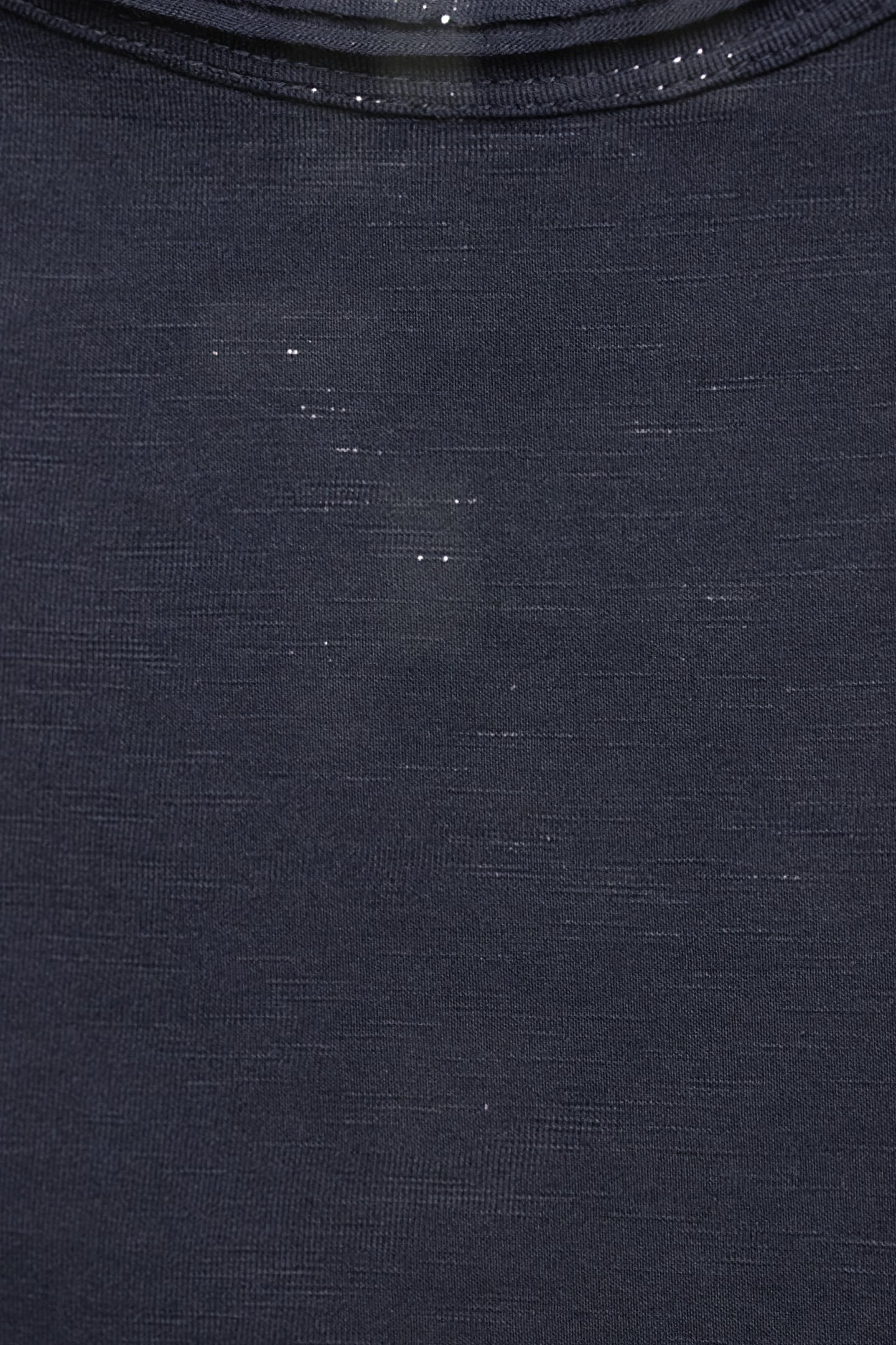 BASIC ROUND NECK TEE SLUB JERSEY DK. NAVY 6