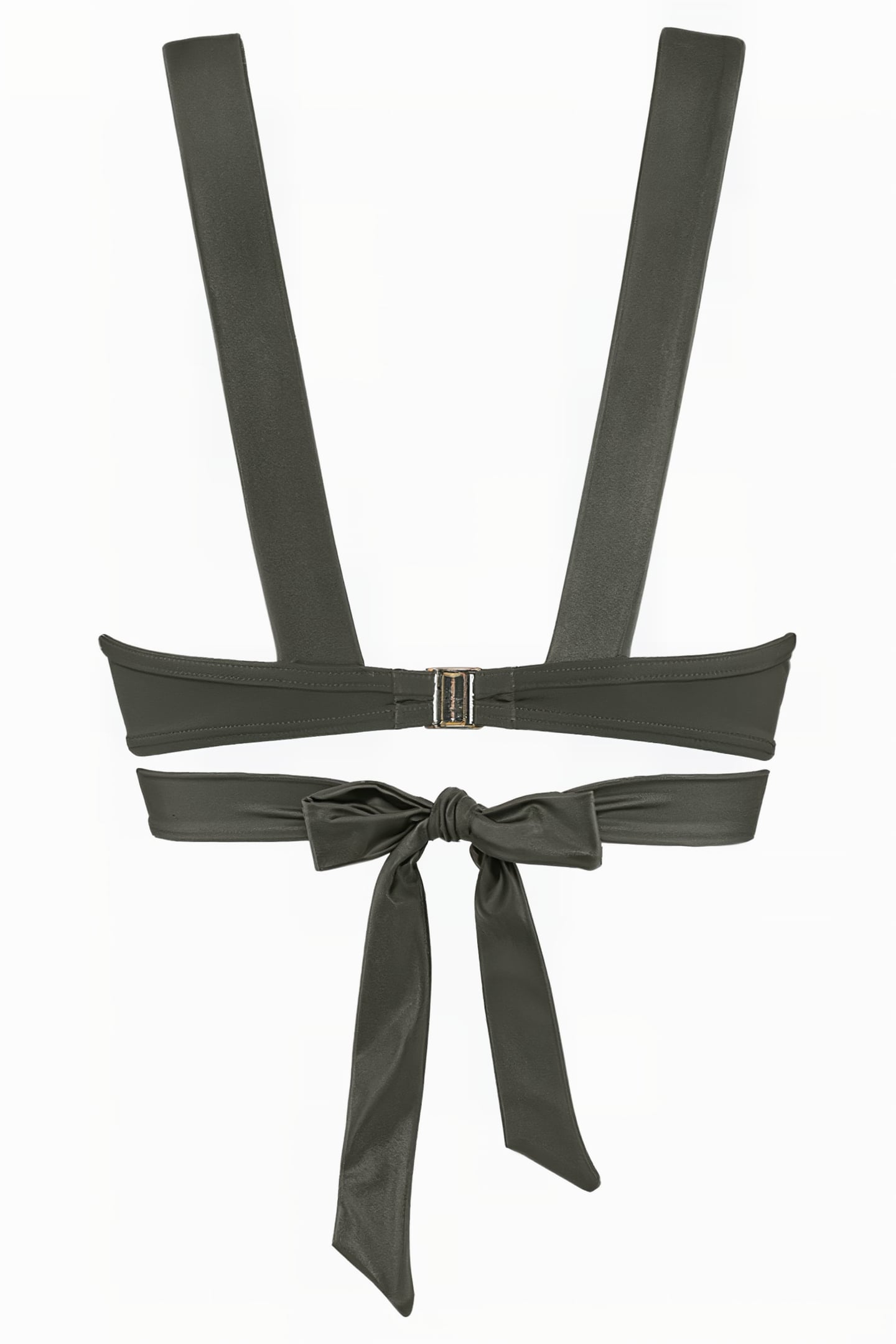 CACHE COEUR SEAWEED GREEN PUSH UP BIKINI TOP 4
