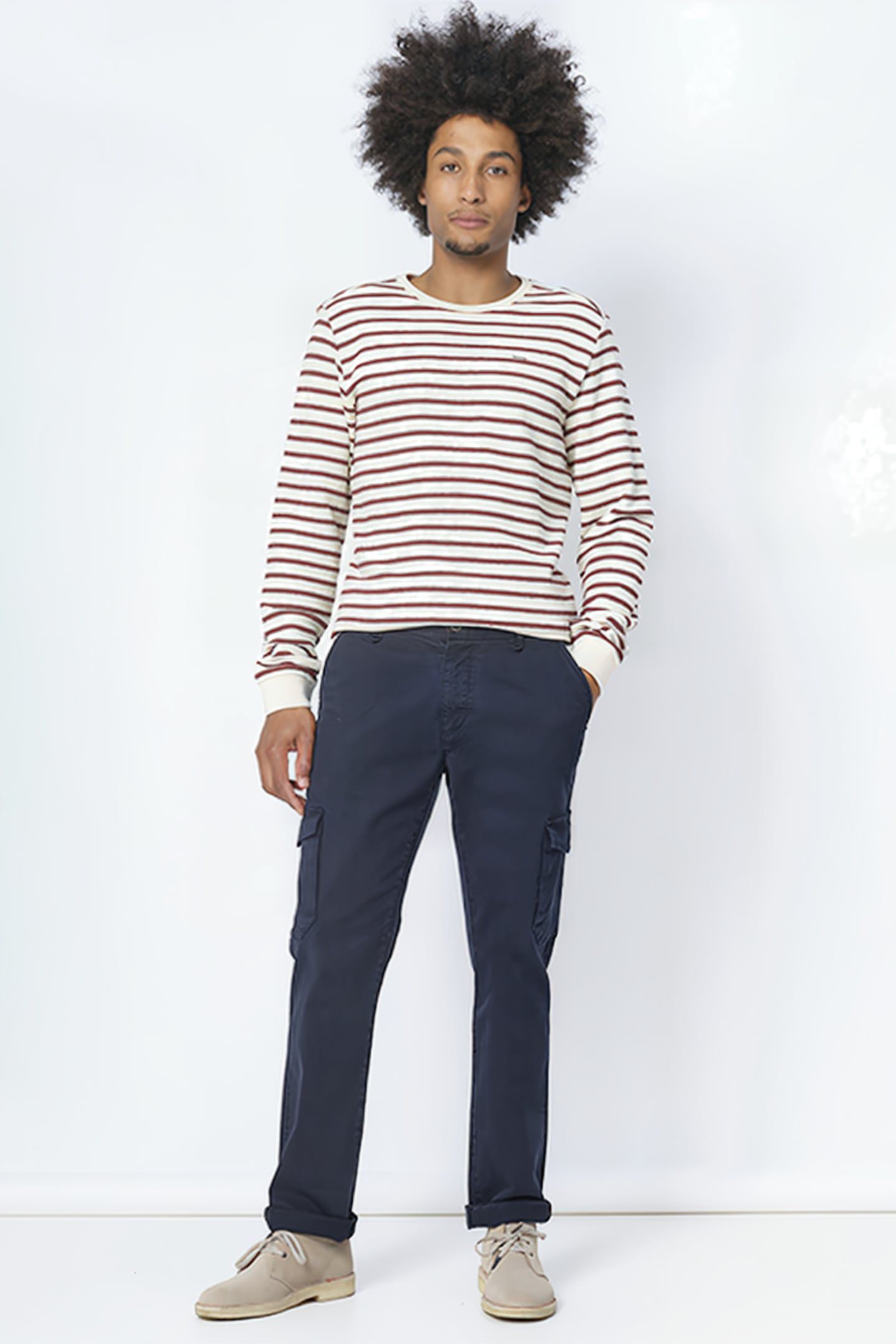 JOHN CARGO CHINO NAVY UNI 3