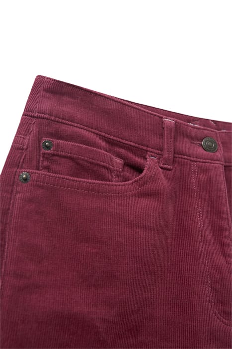BROOKE STRAIGHT CORD TROUSER PINK 3