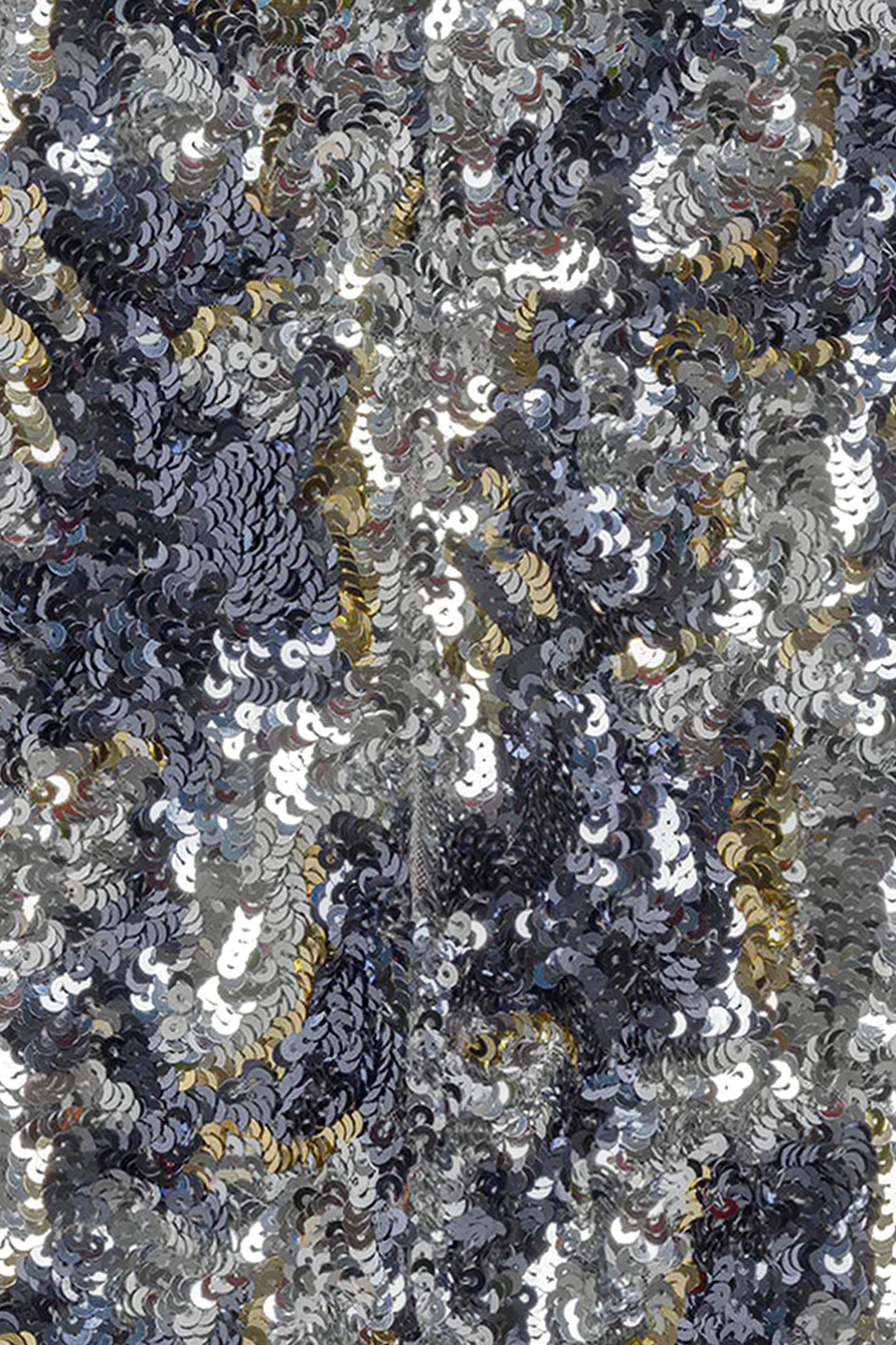 BILAZ CAMO SEQUIN DRESSES SILVER 3