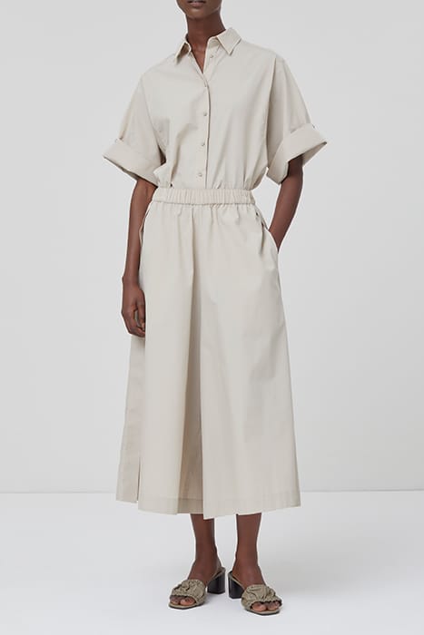 WOMEN SIDE SPLIT CULOTTE GRAIN BEIGE 3