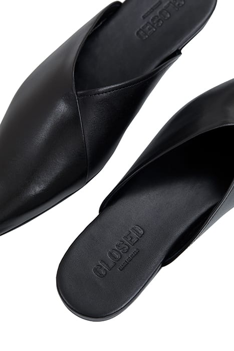WOMEN MULE BLACK 8