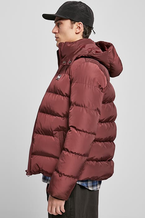 HOODED PUFFER JACKET CHERRY 5