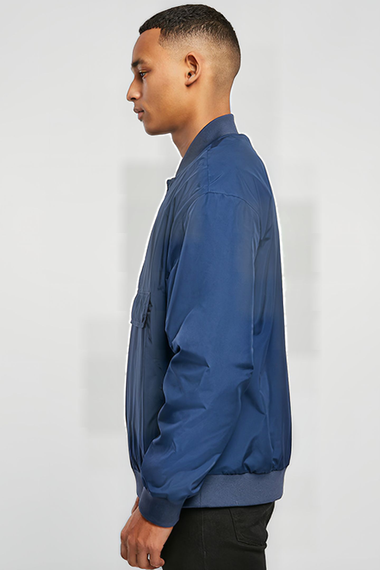 PULLOVER BOMBER JACKET DARKBLUE 6